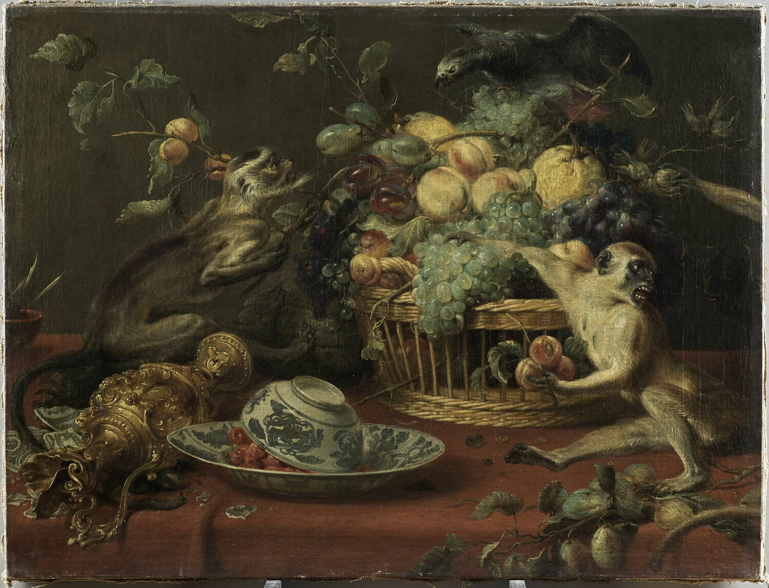 Natura morta con scimmie - Louvre, Parigi
